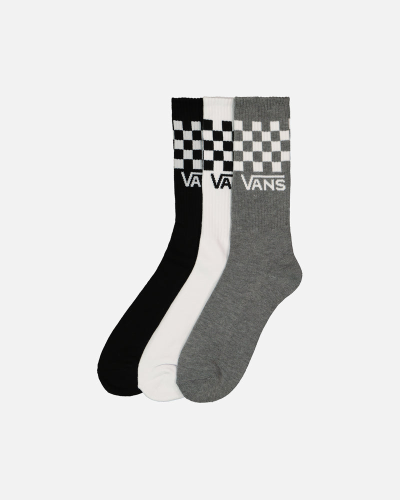 Vans Classic Check Crewcut Socks 3 Pack (US9.5-13) Multi