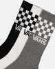 Vans Classic Check Crewcut Socks 3 Pack (US9.5-13) Multi
