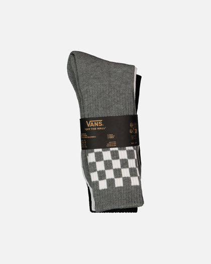 Vans Classic Check Crewcut Socks 3 Pack (US9.5-13) Multi