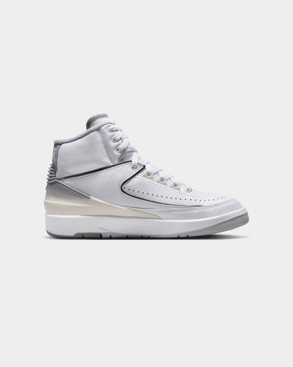 Jordan Kids' Air Jordan 2 Retro (GS) "Cement Grey" White/Cement Grey