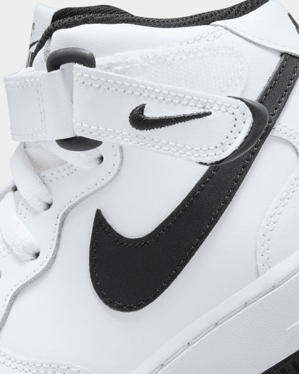 Nike Kids' Air Force 1 Mid LE White/Black
