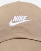 Nike Club Unstructured Futura Wash Strapback Cap Khaki/White