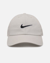 Nike Club Unstructured Swoosh Strapback Cap Light Bone/Black
