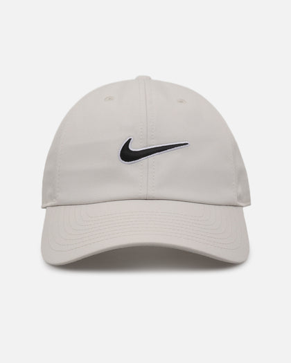 Nike Club Unstructured Swoosh Strapback Cap Light Bone/Black