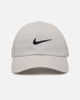 Nike Club Unstructured Swoosh Strapback Cap Light Bone/Black