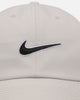 Nike Club Unstructured Swoosh Strapback Cap Light Bone/Black