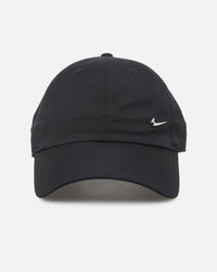 Nike Unstructured Dri-Fit Club Metal Swoosh Strapback Cap Black/Silver