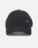 Nike Unstructured Dri-Fit Club Metal Swoosh Strapback Cap Black/Silver