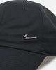 Nike Unstructured Dri-Fit Club Metal Swoosh Strapback Cap Black/Silver