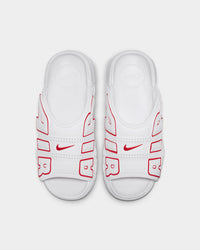 Nike Air More Uptempo Slides White/University Red