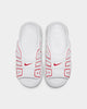Nike Air More Uptempo Slides White/University Red