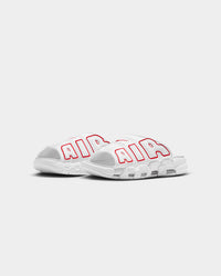 Nike Air More Uptempo Slides White/University Red