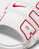 Nike Air More Uptempo Slides White/University Red
