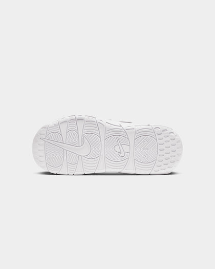 Nike Air More Uptempo Slides White/University Red