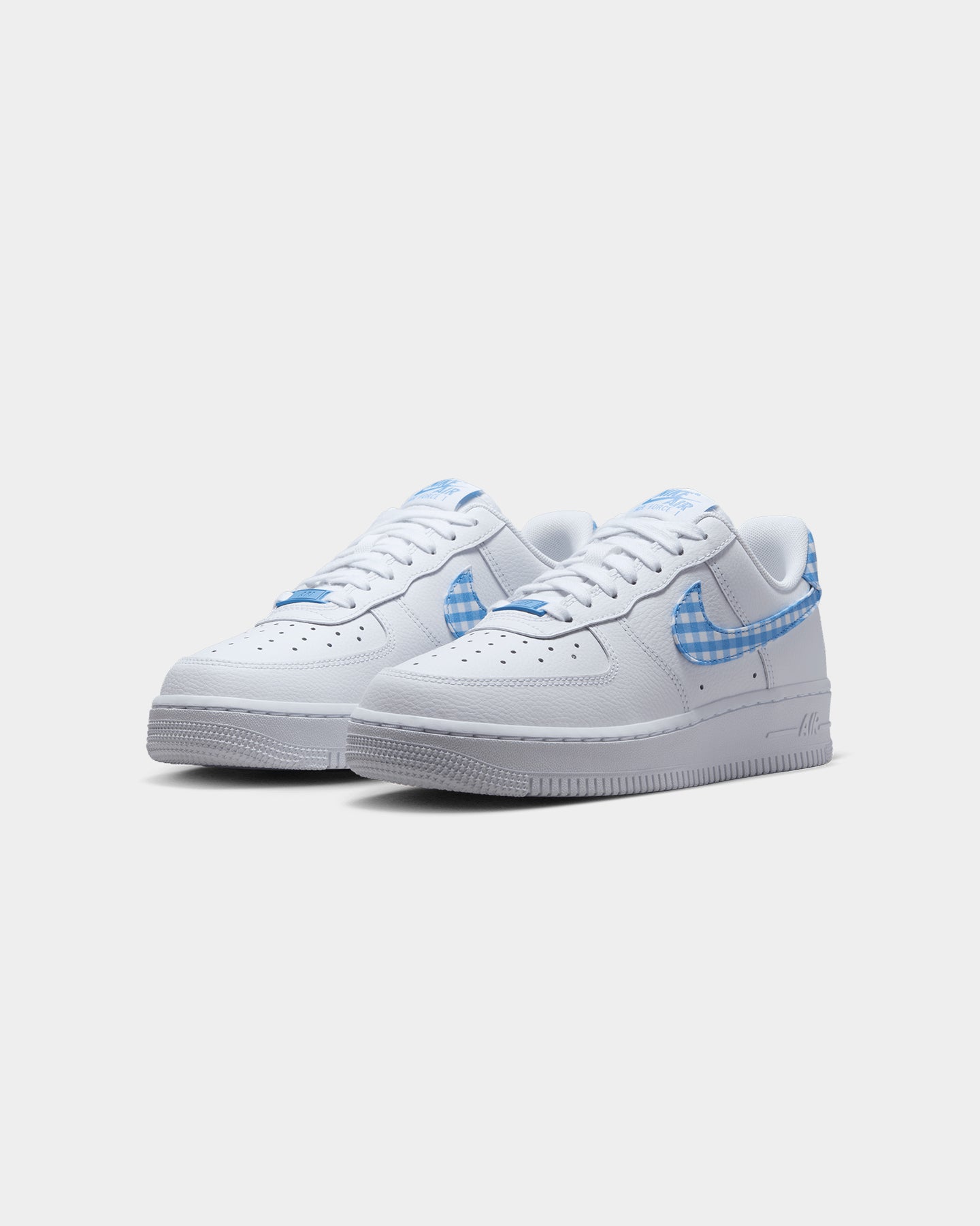 air force ones blue check