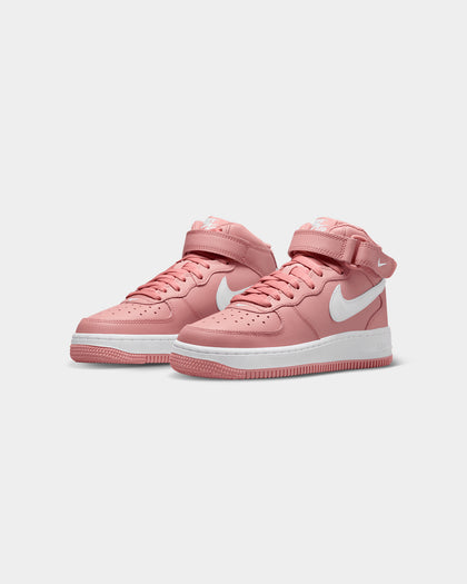Nike Kids' Air Force 1 Mid LE (GS) Red Stardust/White
