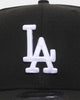 New Era Los Angeles Dodgers Core 9FIFTY High-Crown Retro Pre-Curved Snapback Black/White
