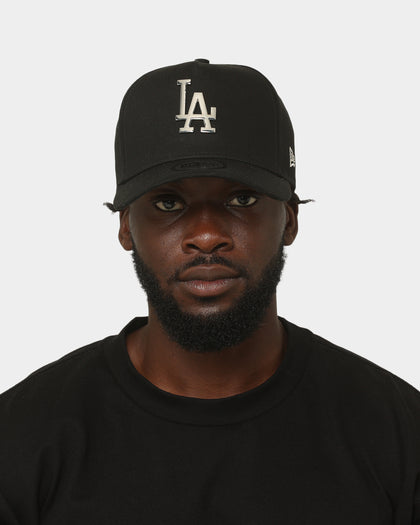 New Era Los Angeles Dodgers 'Metal Badge' 9FORTY K-Frame Snapback Black/Silver