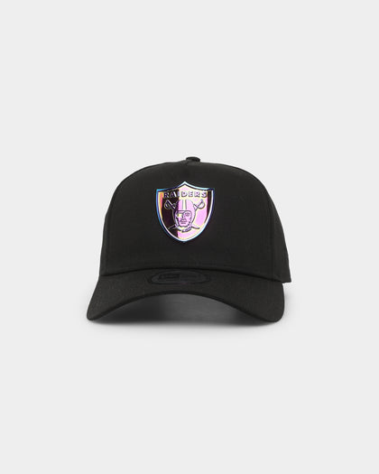 New Era Las Vegas Raiders 'Metal Badge' 9FORTY K-Frame Snapback Black/Iridescent