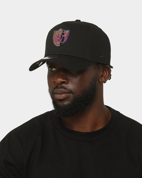 New Era Las Vegas Raiders 'Metal Badge' 9FORTY K-Frame Snapback Black/Iridescent