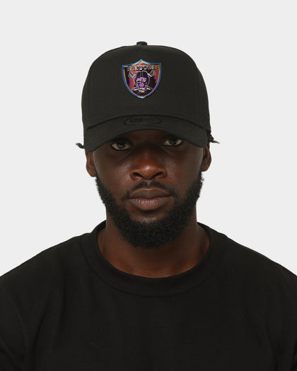 New Era Las Vegas Raiders 'Metal Badge' 9FORTY K-Frame Snapback Black/Iridescent