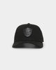 New Era Las Vegas Raiders 'Metal Badge' 9FORTY K-Frame Snapback Black/Black