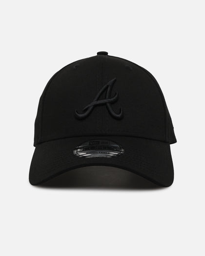 New Era Atlanta Braves 'Black On Black' 9FORTY Casual Strapback Black/Black