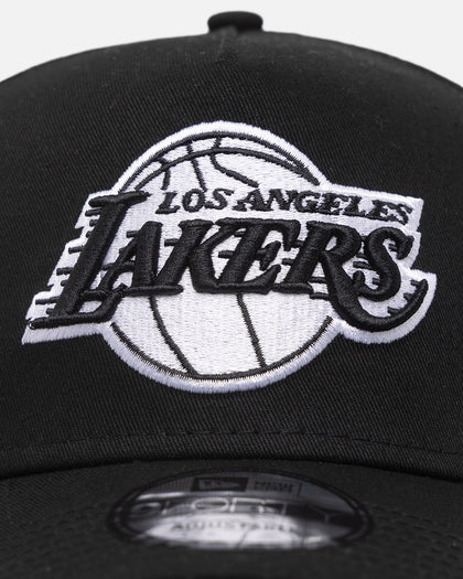New Era Los Angeles Lakers 'Black/White' 9FORTY A-Frame Snapback Black/White