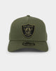 New Era Las Vegas Raiders 'Olive/Grey Undervisor' 9FORTY A-Frame Snapback Olive/Black