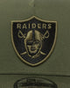New Era Las Vegas Raiders 'Olive/Grey Undervisor' 9FORTY A-Frame Snapback Olive/Black