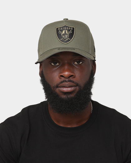 New Era Las Vegas Raiders 'Olive/Grey Undervisor' 9FORTY A-Frame Snapback Olive/Black