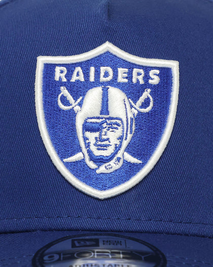 New Era Las Vegas Raiders 'Royal/Grey Undervisor' 9FORTY A-Frame Snapback Royal/White