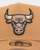 New Era Chicago Bulls 'Wheat' 9FORTY A-Frame Snapback Wheat/Black