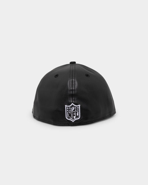 New Era Las Vegas Raiders 'Core PU Leather' 59FIFTY Fitted Black/White