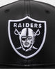 New Era Las Vegas Raiders 'Core PU Leather' 59FIFTY Fitted Black/White