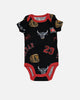 Jordan Infants' Chicago Bulls All Over Print Essentials 3 Piece Set Black