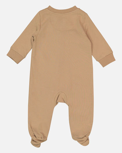 Jordan Infants' Jumpman Footed Coverall Brown