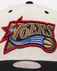 Mitchell & Ness Philadelphia 76ers Go Team Go OG Snapback Vintage Cream