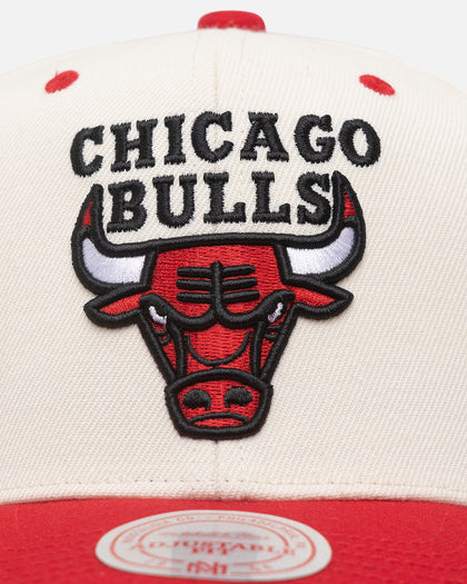 Mitchell & Ness Chicago Bulls Go Team Go OG Snapback Vintage Cream