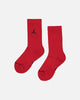 Jordan Unisex Everyday Crew Socks 3 Pack Black/White/Gym Red