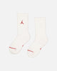 Jordan Unisex Everyday Crew Socks 3 Pack Black/White/Gym Red
