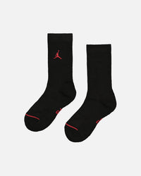 Jordan Unisex Everyday Crew Socks 3 Pack Black/White/Gym Red