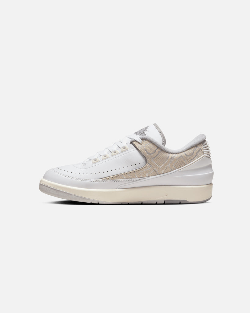 all white jordan 2 low