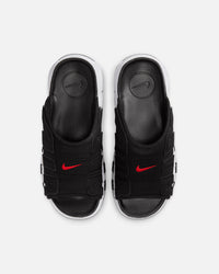 Nike Air More Uptempo Slides Black/White