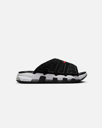 Nike Air More Uptempo Slides Black/White