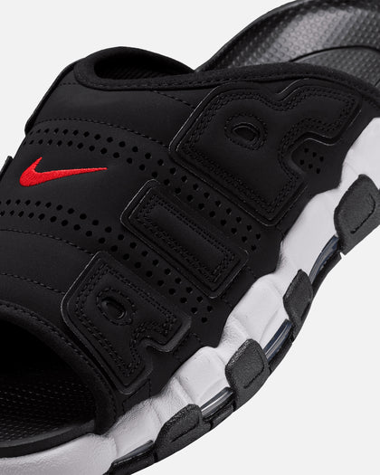 Nike Air More Uptempo Slides Black/White