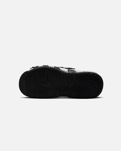 Nike Air More Uptempo Slides Black/White