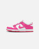 Nike Kids' Dunk Low (GS) White/Laser Fuchsia