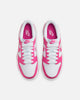 Nike Kids' Dunk Low (GS) White/Laser Fuchsia