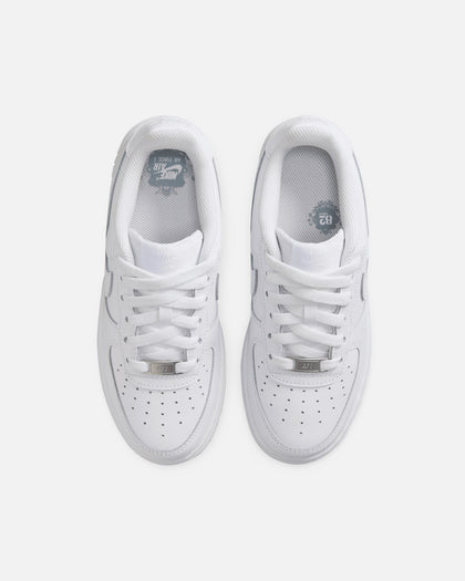 Nike Kids' Air Force 1 LE (GS) White/White